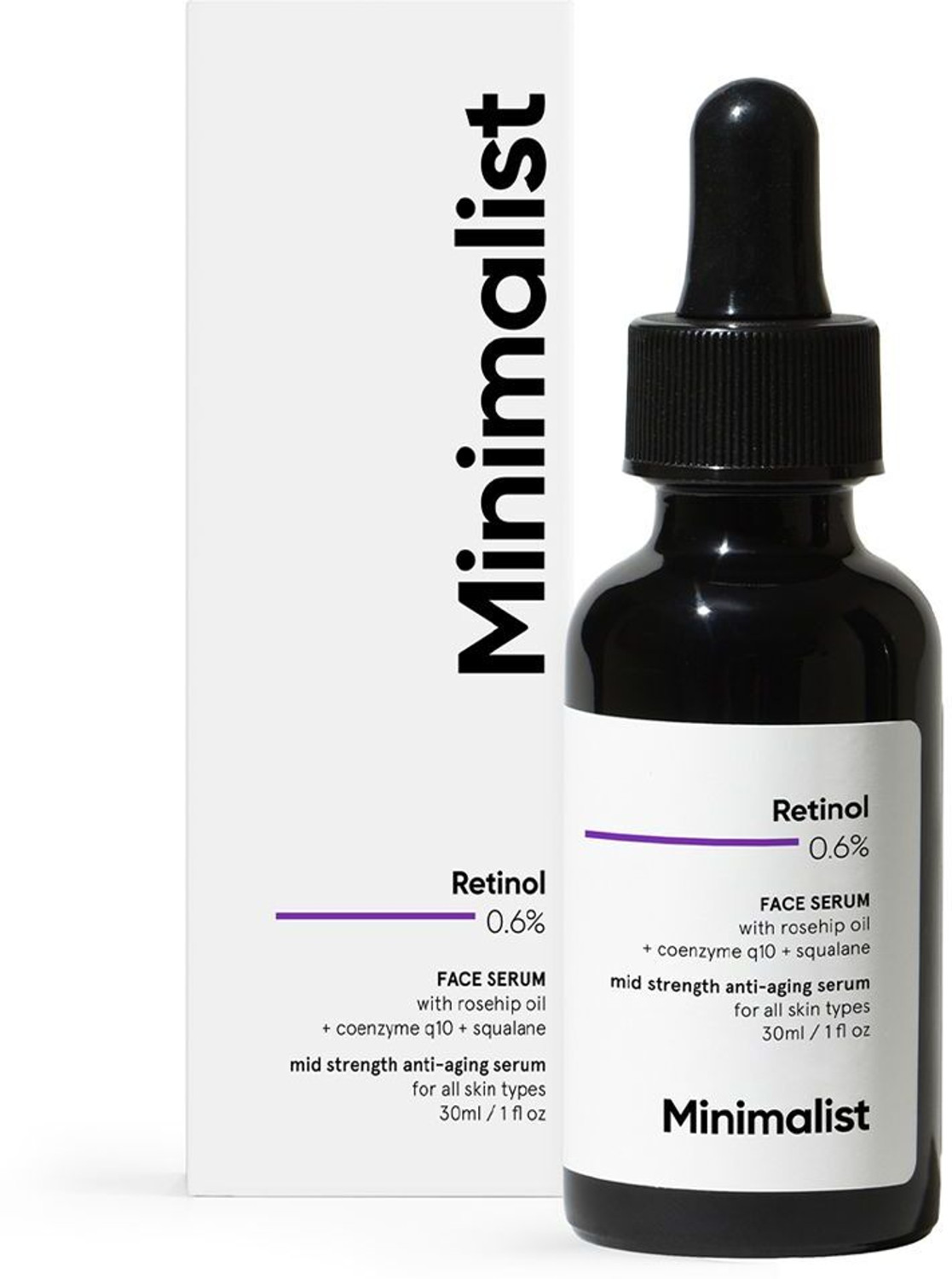 Minimalist Retinol 0.6% Anti-Aging Serum 30ml - Image 1