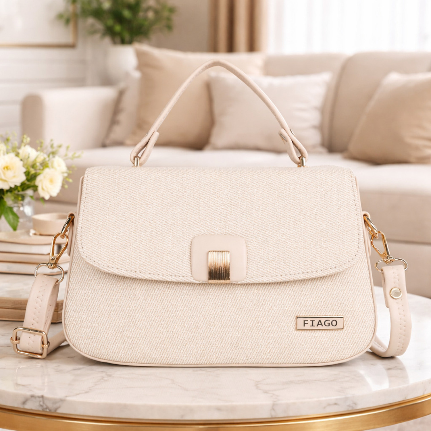 Image of Diva Dale Brown Women Sling Bag Stylish Trendy Premium Party-Wear Casual Dual Tone