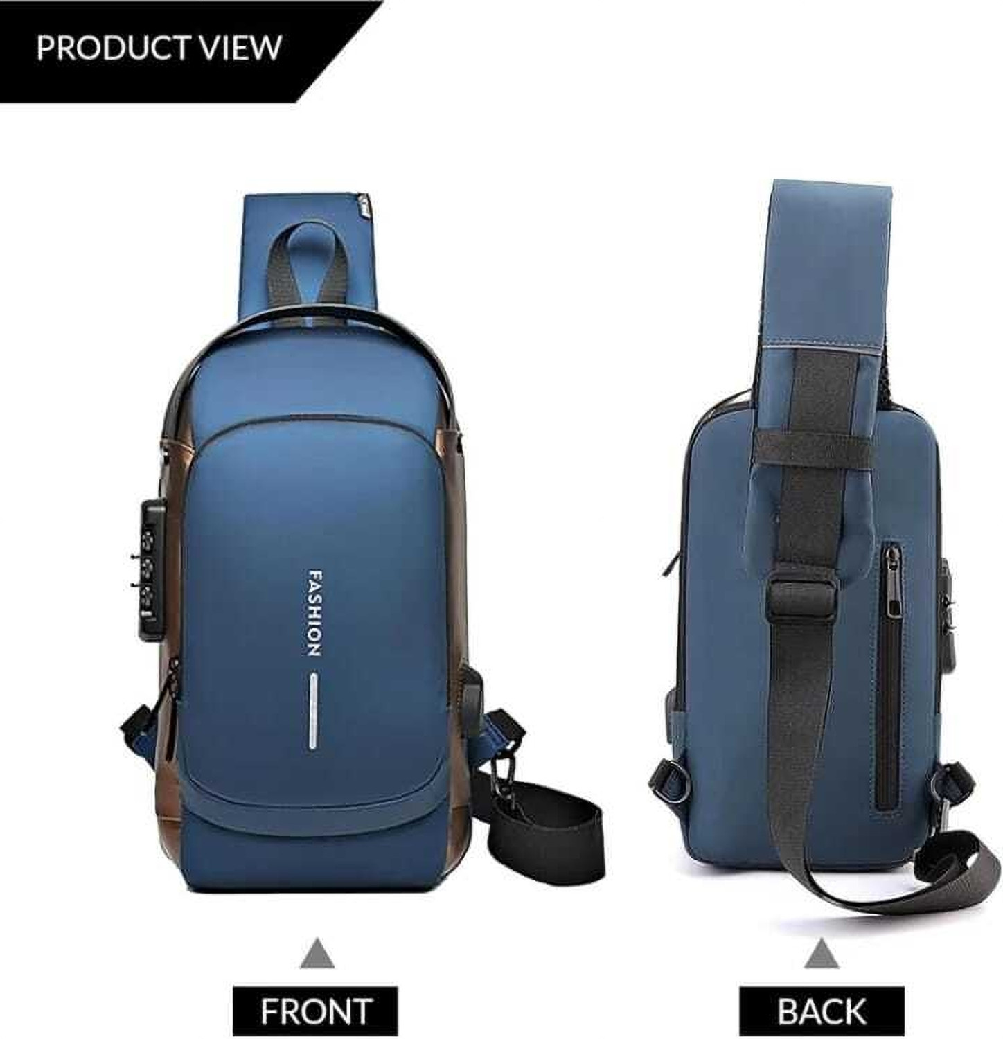 Image of GLOWVITY Blue Men & Women Sling Bag GK FIRM BLUE COLOUR SLING BAG FOR MEN AND WOMEN-05