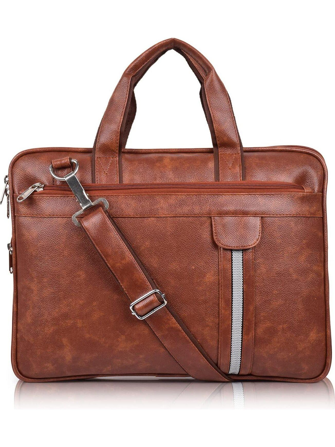 ZipCraze Tan Men Messenger Bag Laptop - Image 1