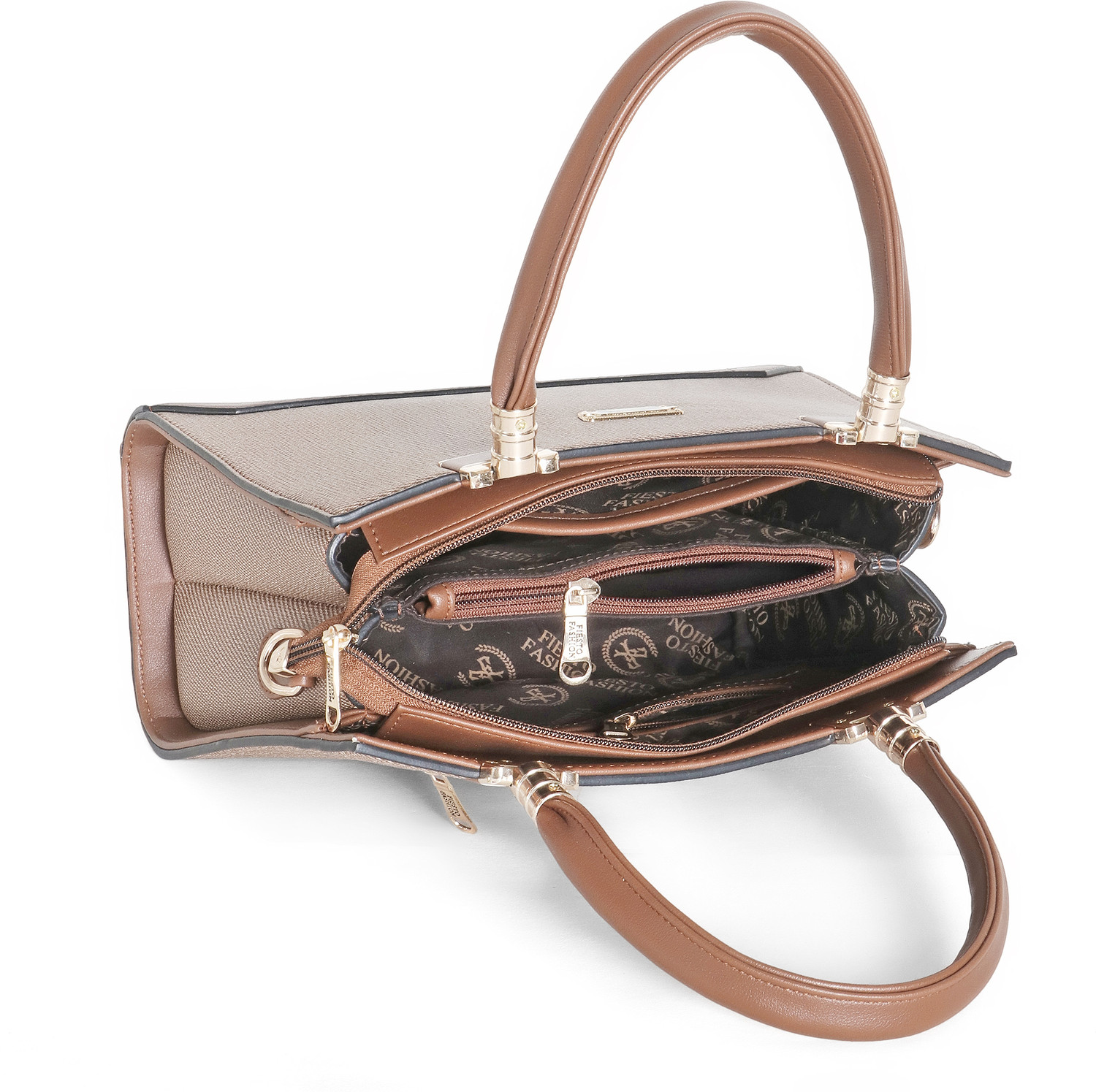 Image of Fiesto fashion Tan Women Hand-held Bag FIESTO-369-TAN