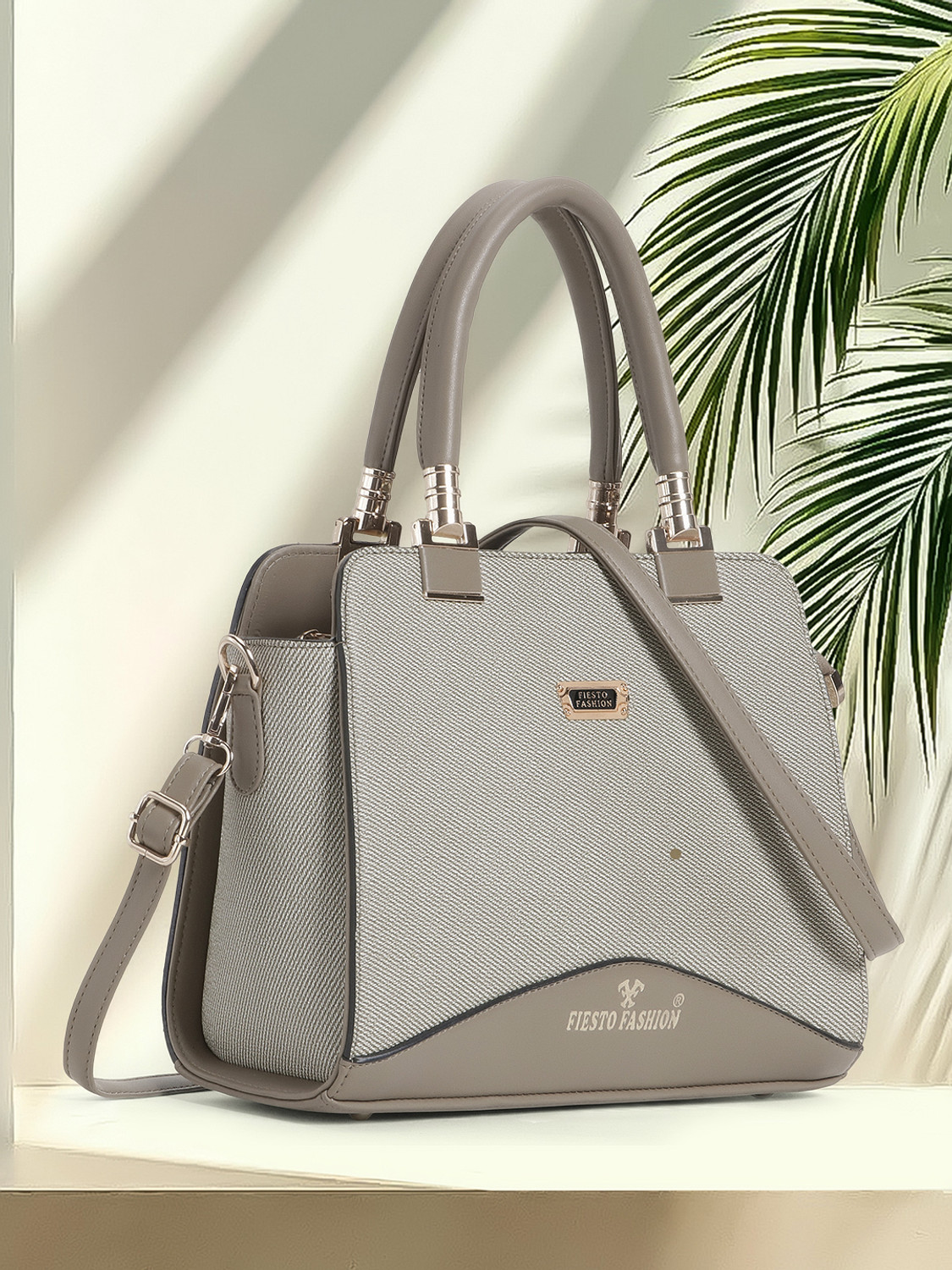 Image of Fiesto fashion Tan Women Hand-held Bag FIESTO-369-TAN