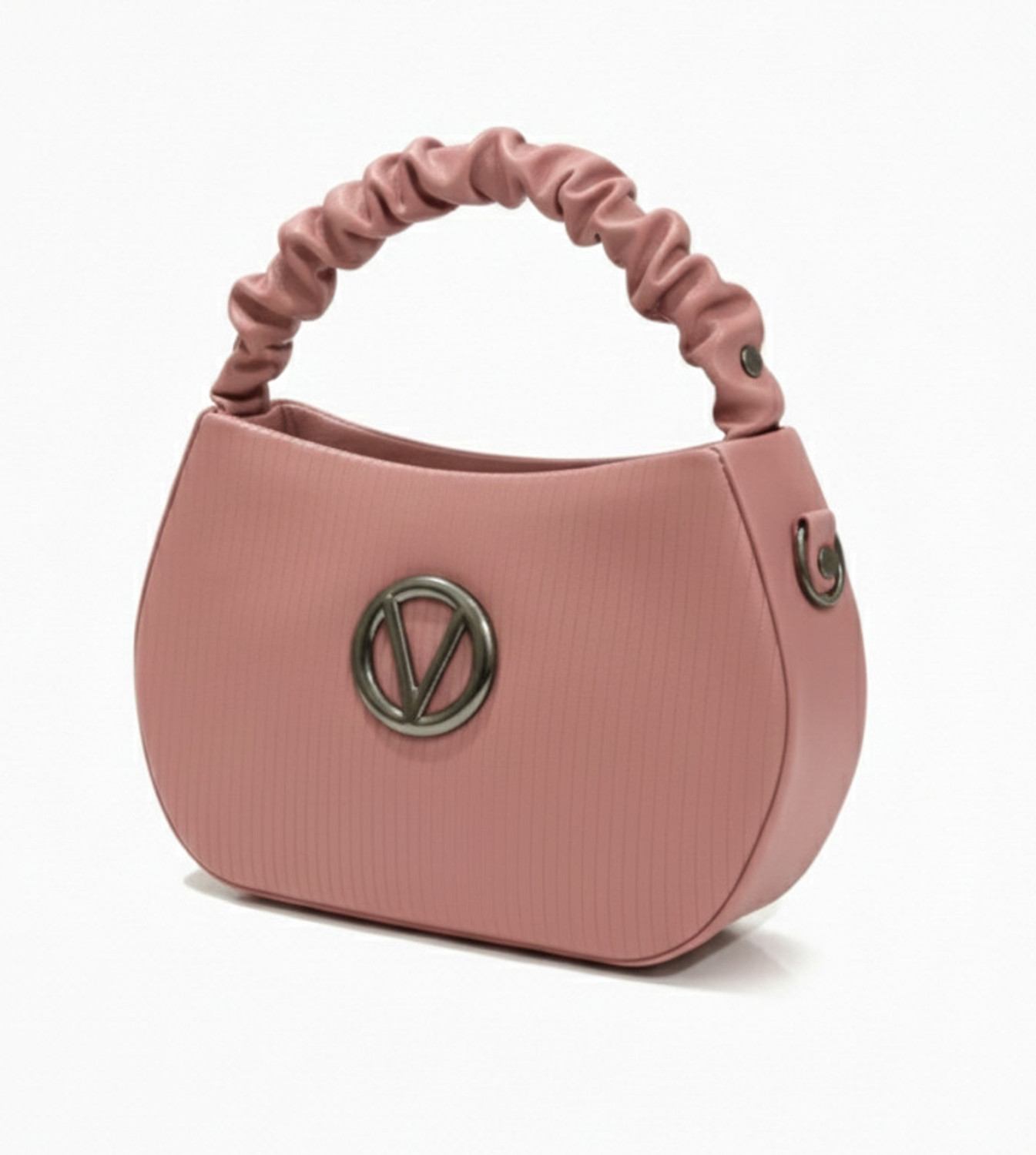 Image of Shraddha White Women Sling Bag Textured Pearl Handle Purse