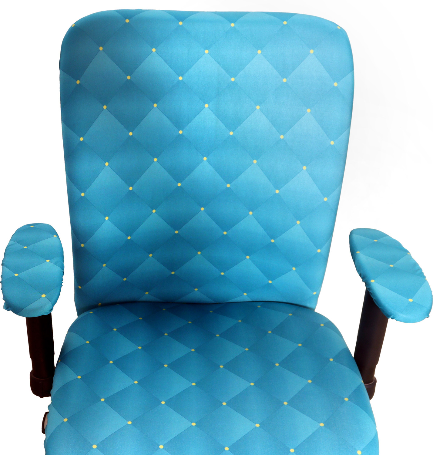 Image of Eleganta Polyester 1 Seater Chair Plain Cover (Pack of 1 Solid Black)