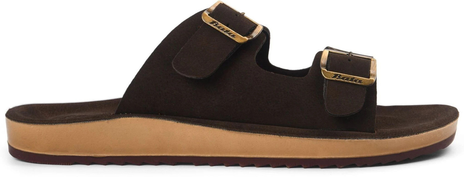 Image of Bata Men Slippers (Brown , 11)