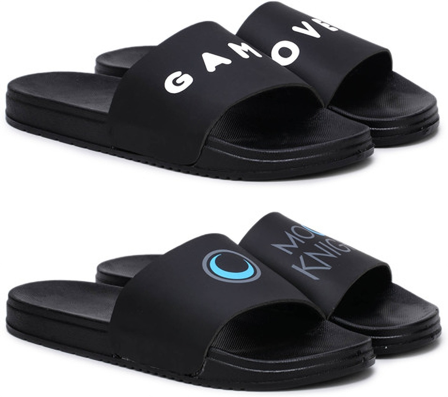 Image of Speedokart enterprises Men Flip Flops (Blue, Black , 7)