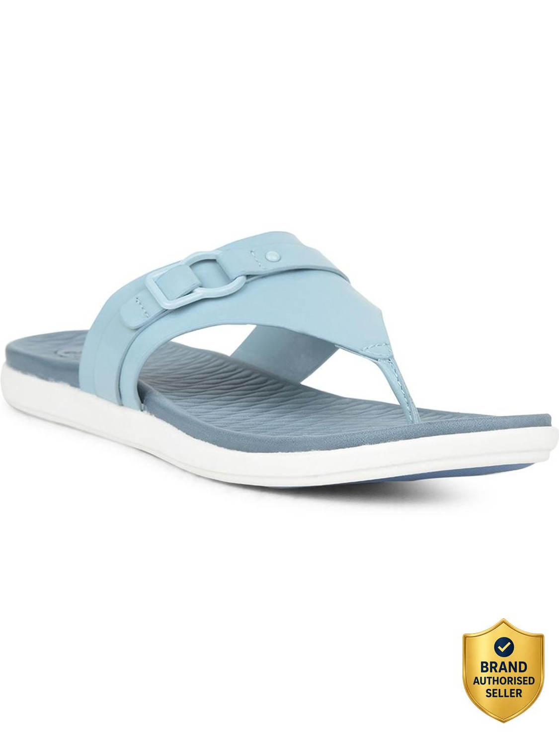 Image of FLITE Women Flip Flops (Black, Black , 3)