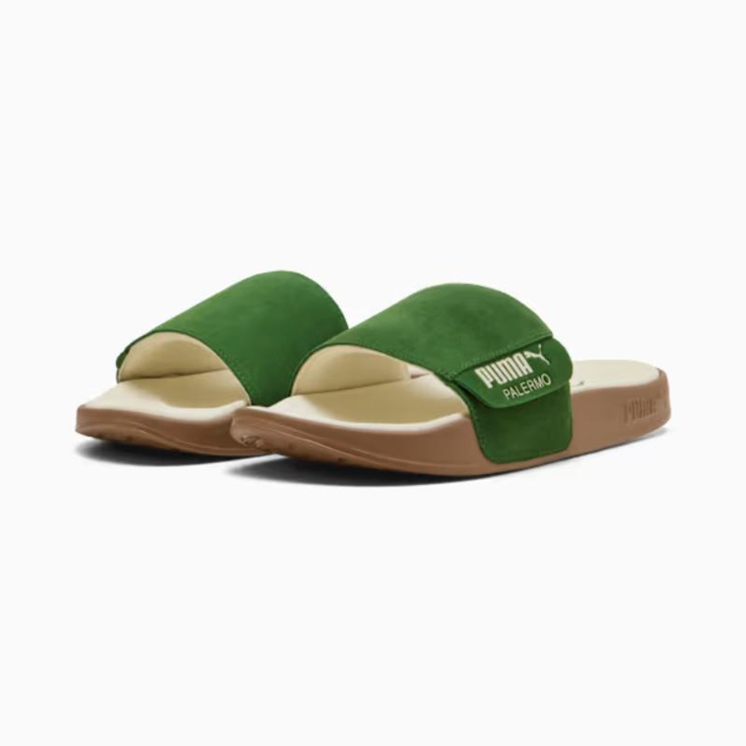 PUMA Men Green Slides - Image 6