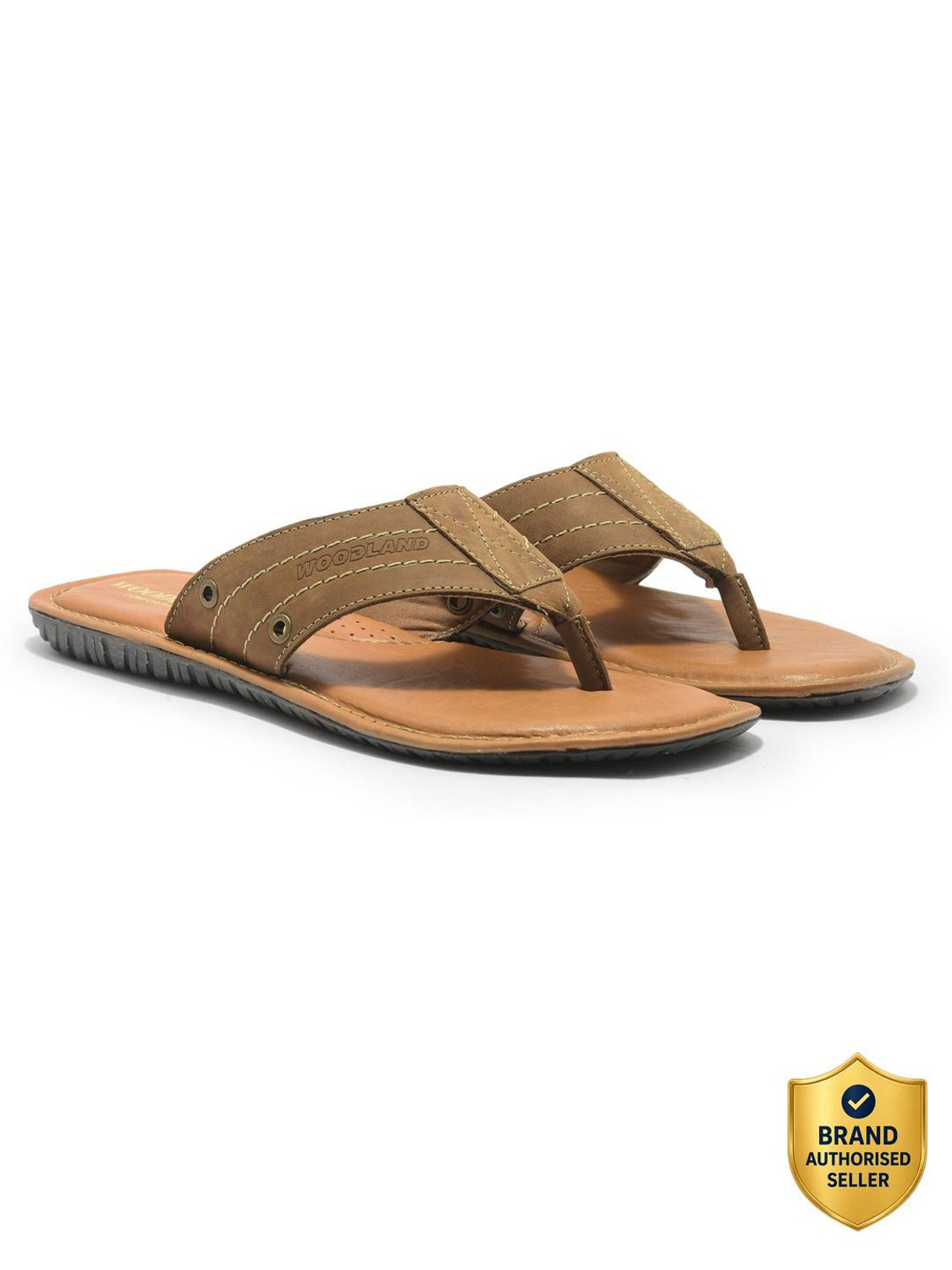 WOODLAND Men's Lightweight Home Wear Flip Flops - Image 1