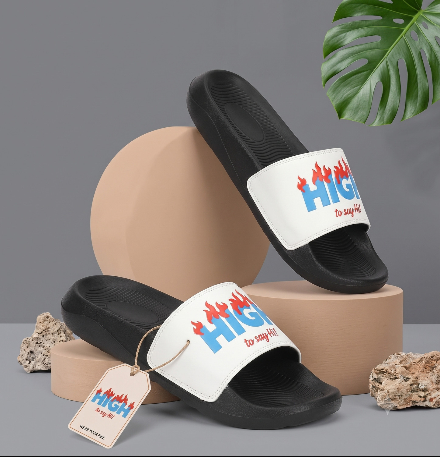 Image of BIRKENSTOCK Men Slides (Black , 8)