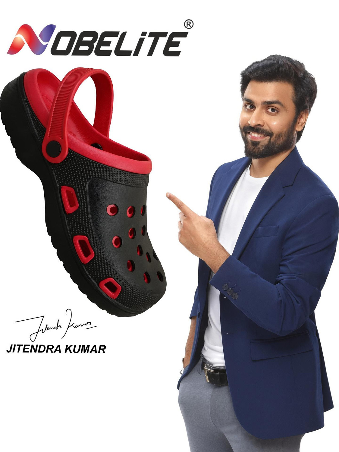 Image of Lakhani Aashirwad Men Sandal (Navy , 10)