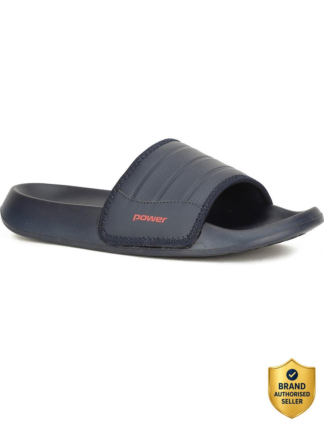 Image of Bata Men Flip Flops (Grey, Off White , 7)