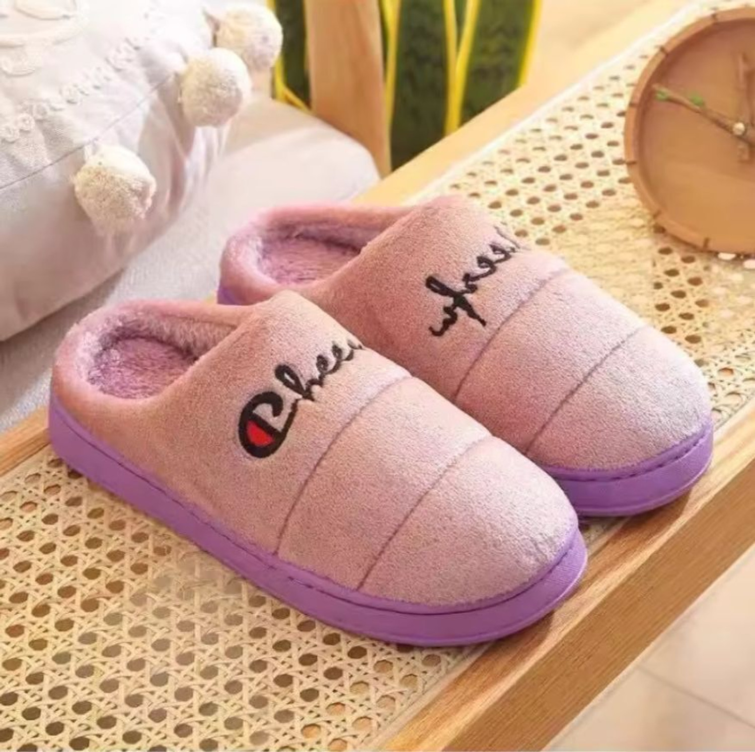 Image of shoptegic Women Slippers (Purple , 5)