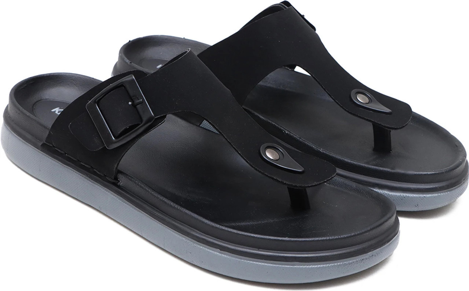 Image of RED TAPE Men Slides (Black , 11)