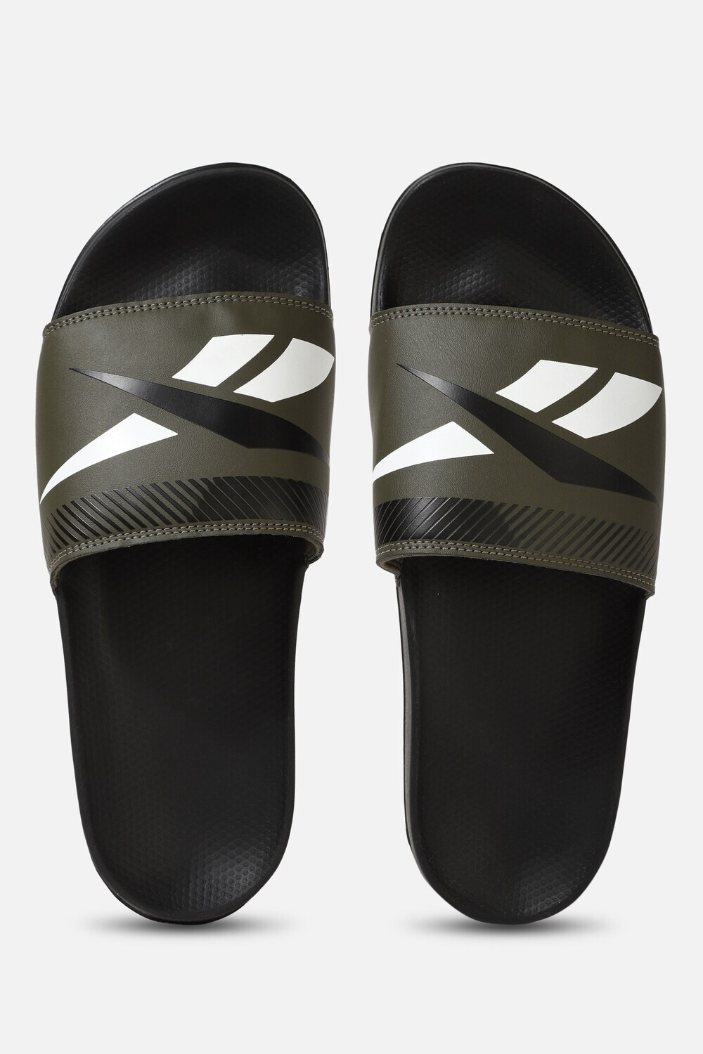 Image of REEBOK Men Slides (Green , 4)