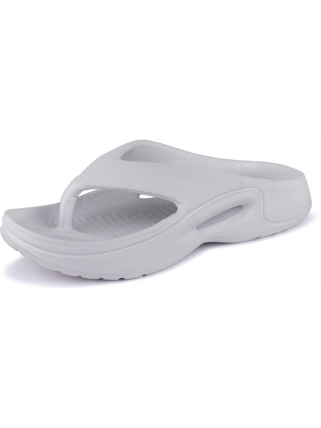 Image of FEEL TIME Men Flip Flops (Black , 8)