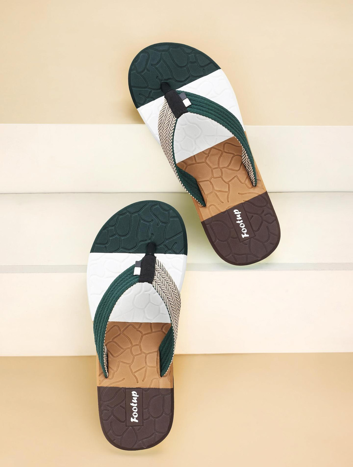 FOOT UP Men Footup Comfortable Flip Flops - Image 1