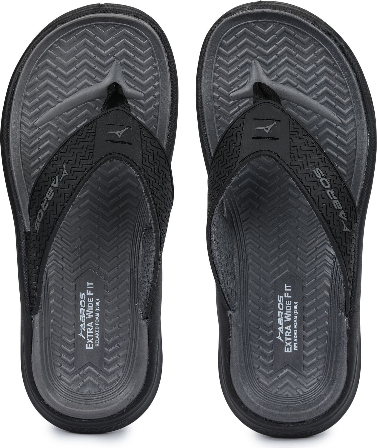 Image of Abros Men Slippers (Black , 6)