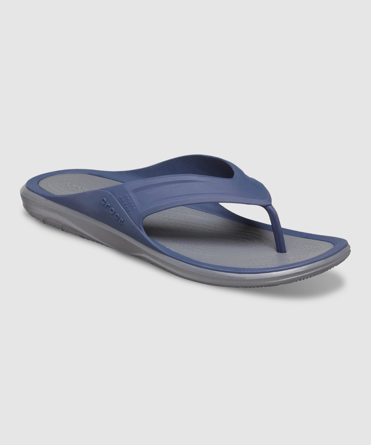 Image of CROCS Men's Swiftwater Wave Men Flip Flops (Blue , 12 UK /India)