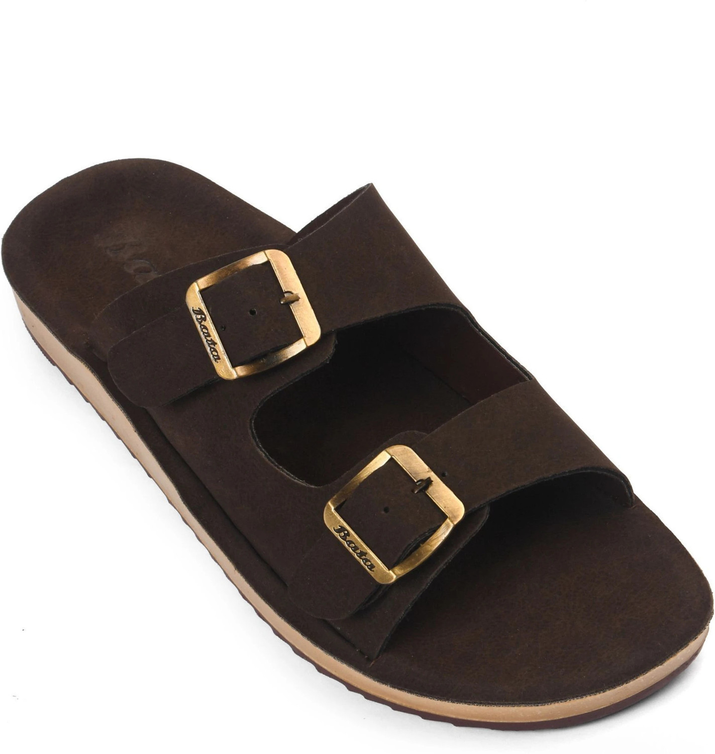 Image of Bata Men Slippers (Brown , 11)