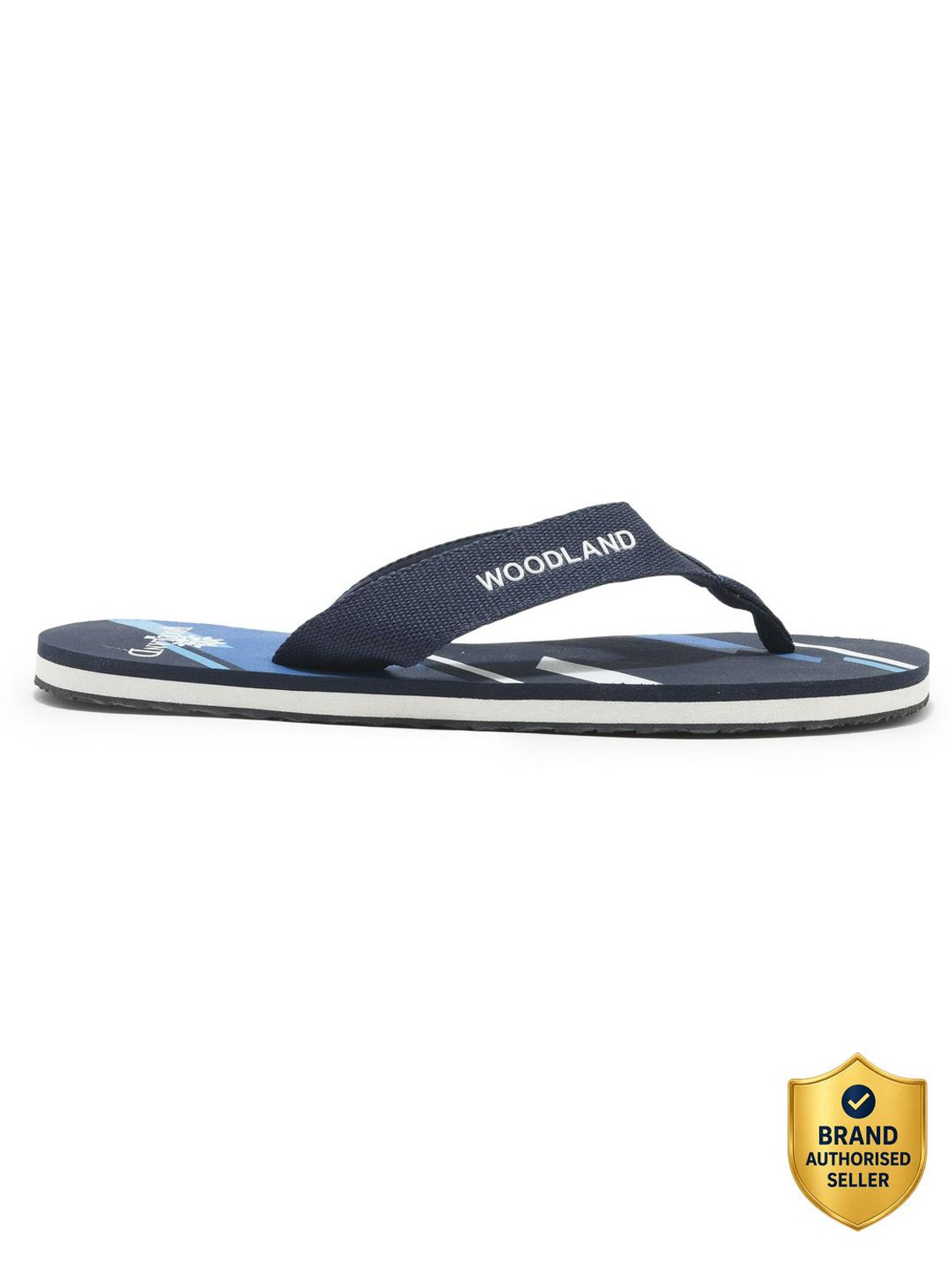 Image of WOODLAND Lightweight Comfortable Casual Summer Wear Men Flip Flops (Black , 5)