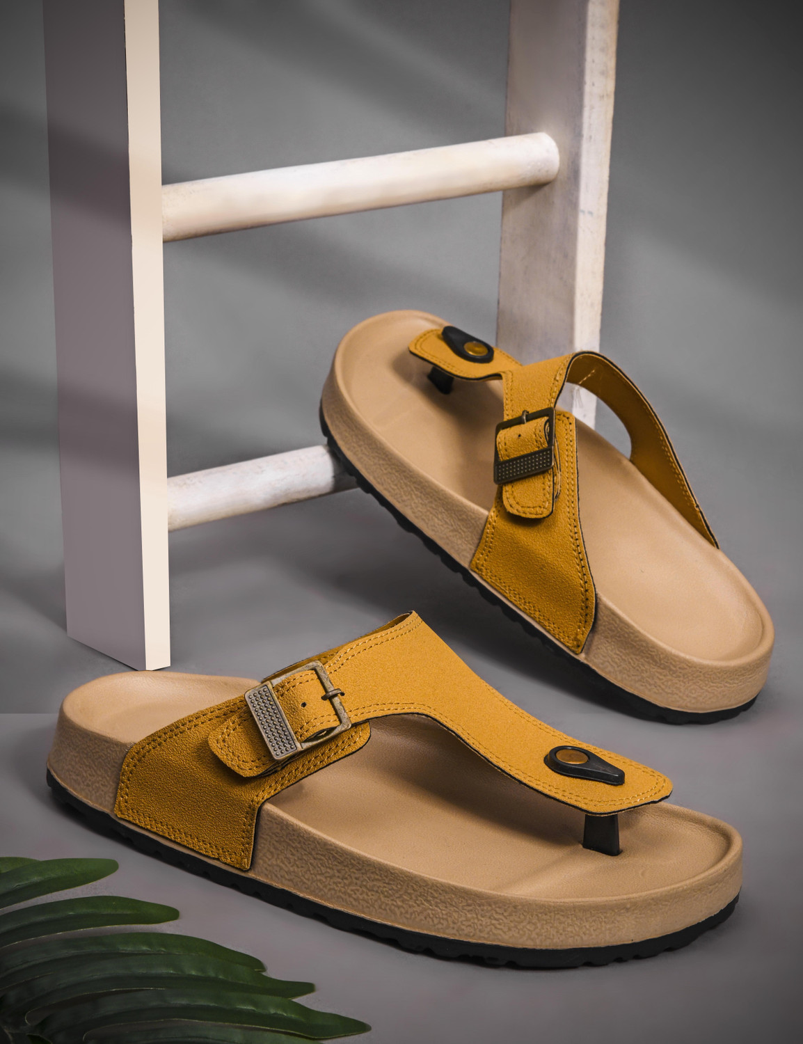 Image of DEFLOW Men Sandal (Beige , 7)