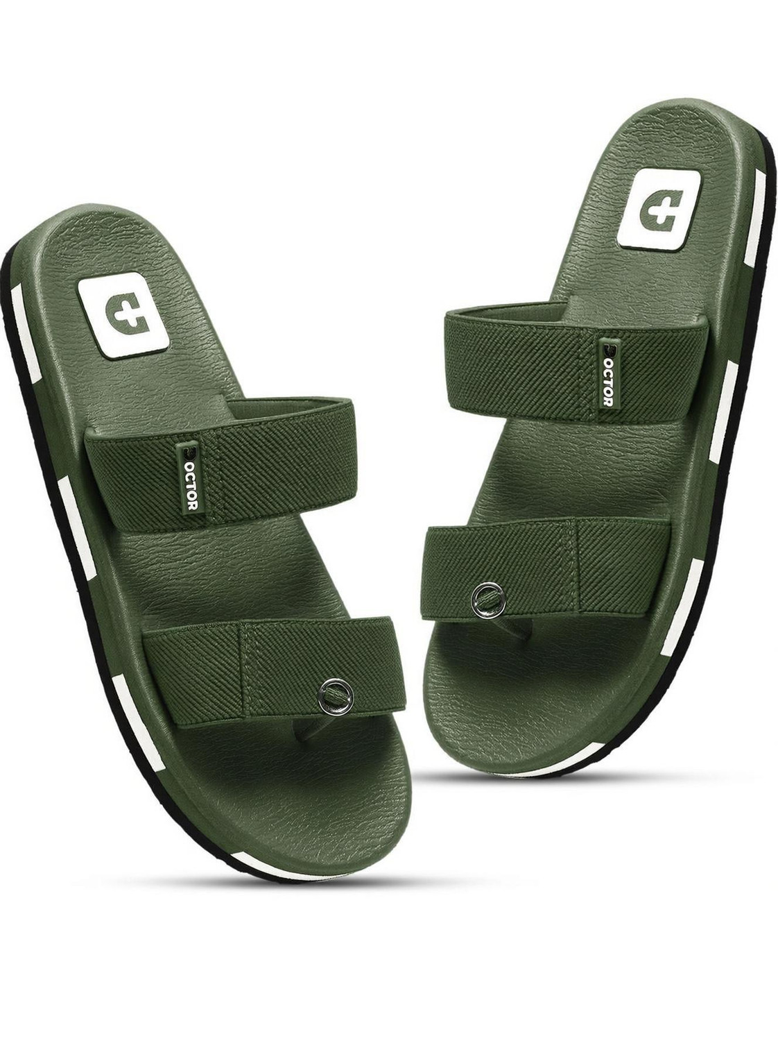 Image of Speedokart enterprises Men Flip Flops (Blue, Black , 7)
