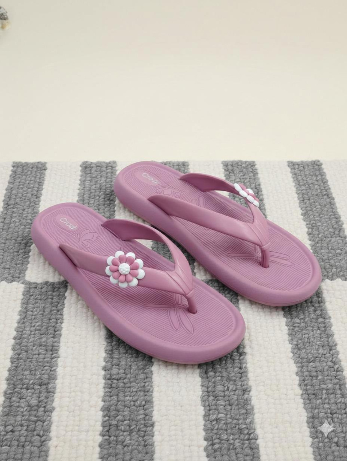Image of QARADON Women Flip Flops (Multicolor , 5)
