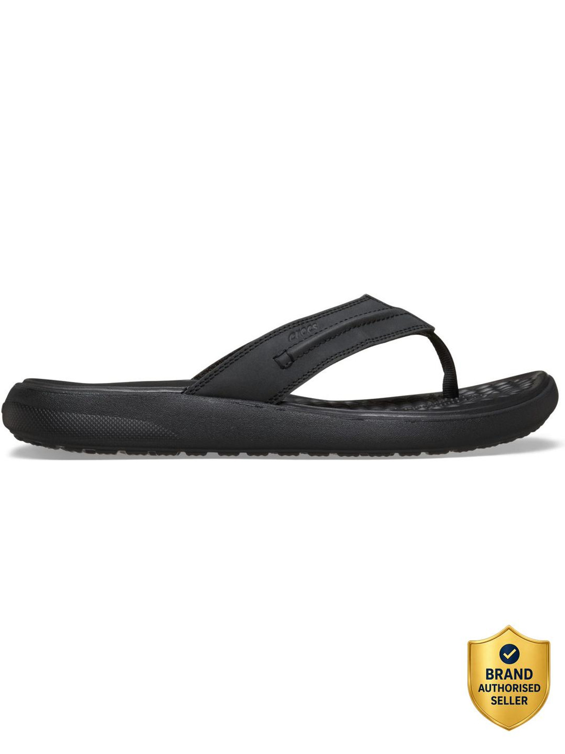 Image of CROCS Men's Swiftwater Wave Men Flip Flops (Blue , 12 UK /India)
