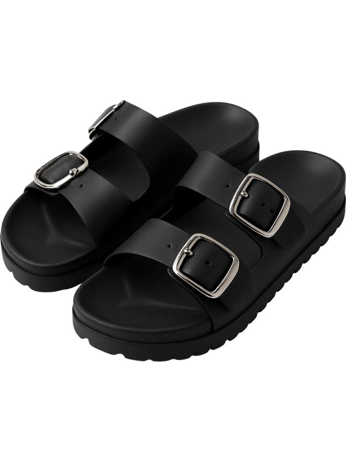 Image of ZUERY Women Clogs Sandal (Black , 6)