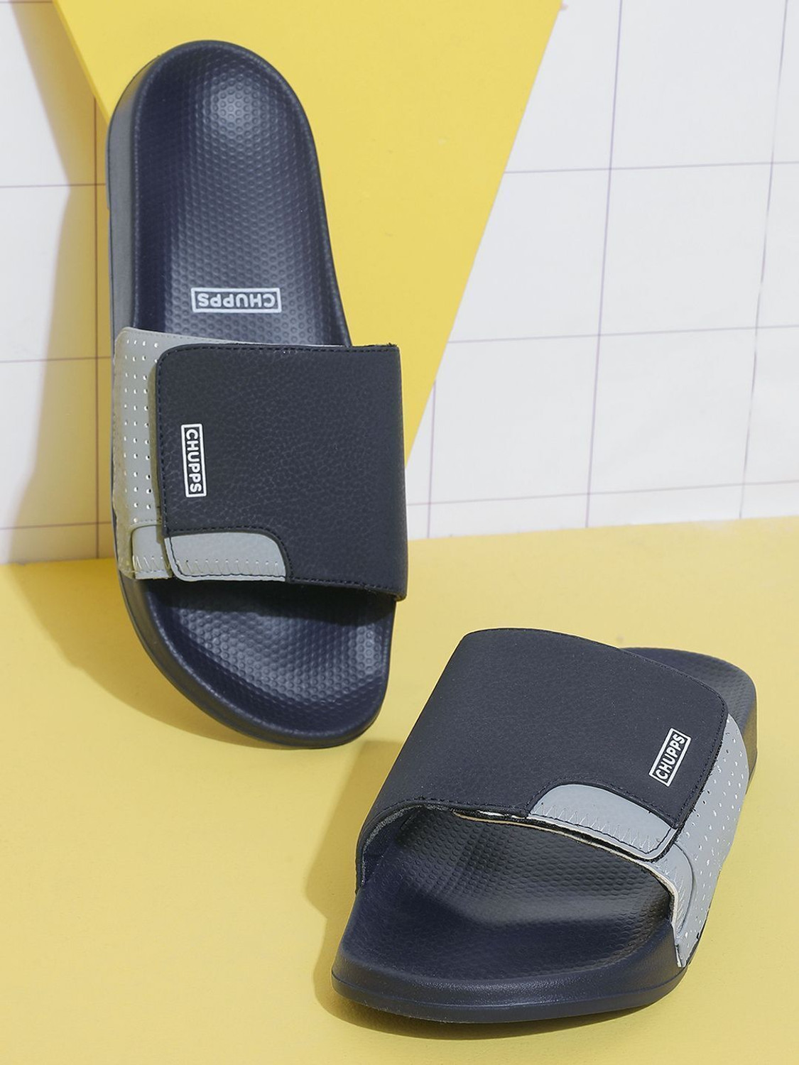 Image of BIRKENSTOCK Men Slides (Black , 8)