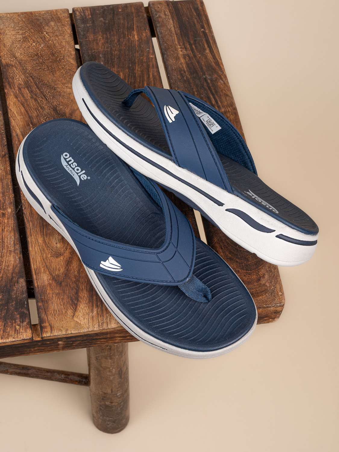 Image of Onsole Men Flip Flops (Blue , 7)