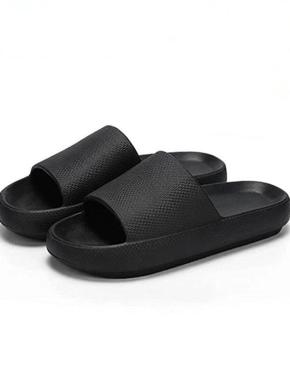 Image of Dee Rook Men Slides (Black , 10)