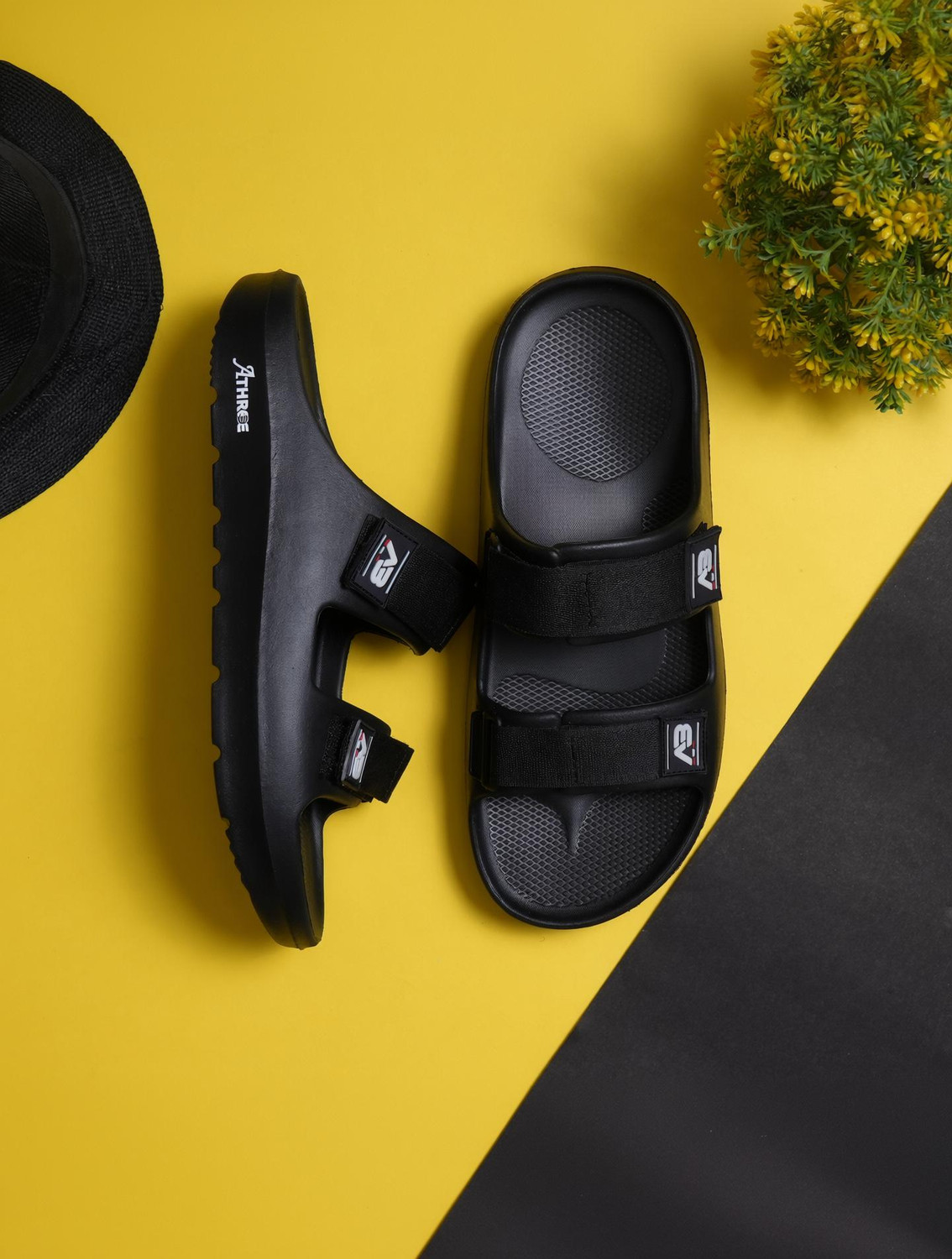 Image of BIRKENSTOCK Men Flip Flops (Black , 7)