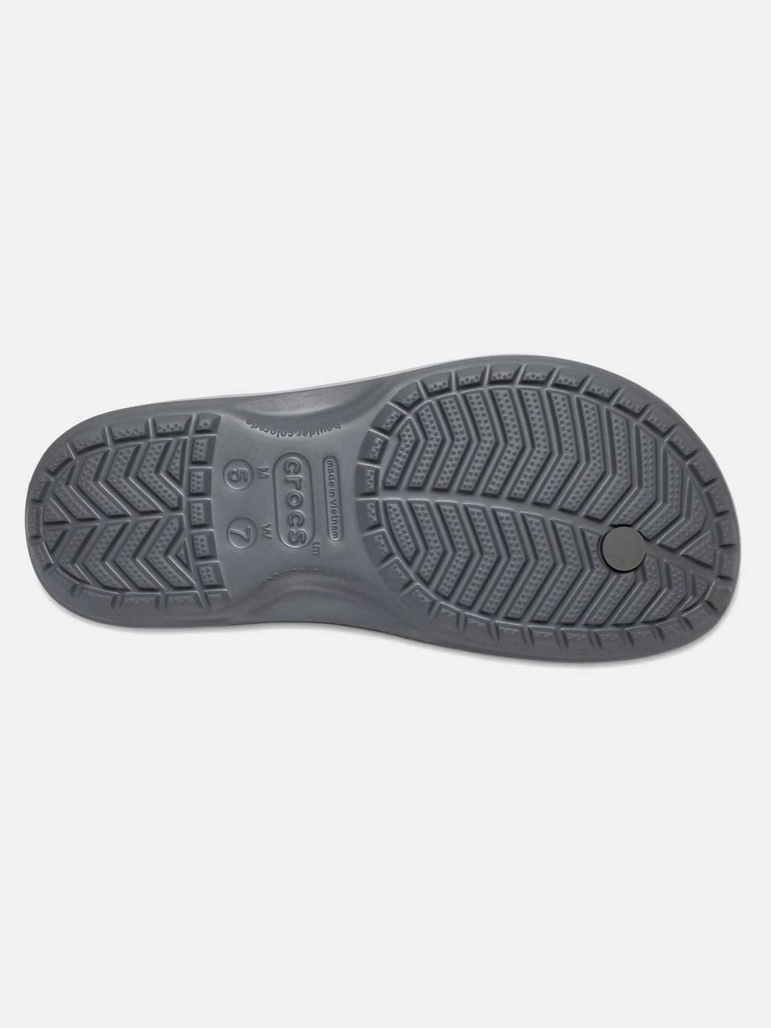 Image of CROCS Men Flip Flops (Grey , 3)