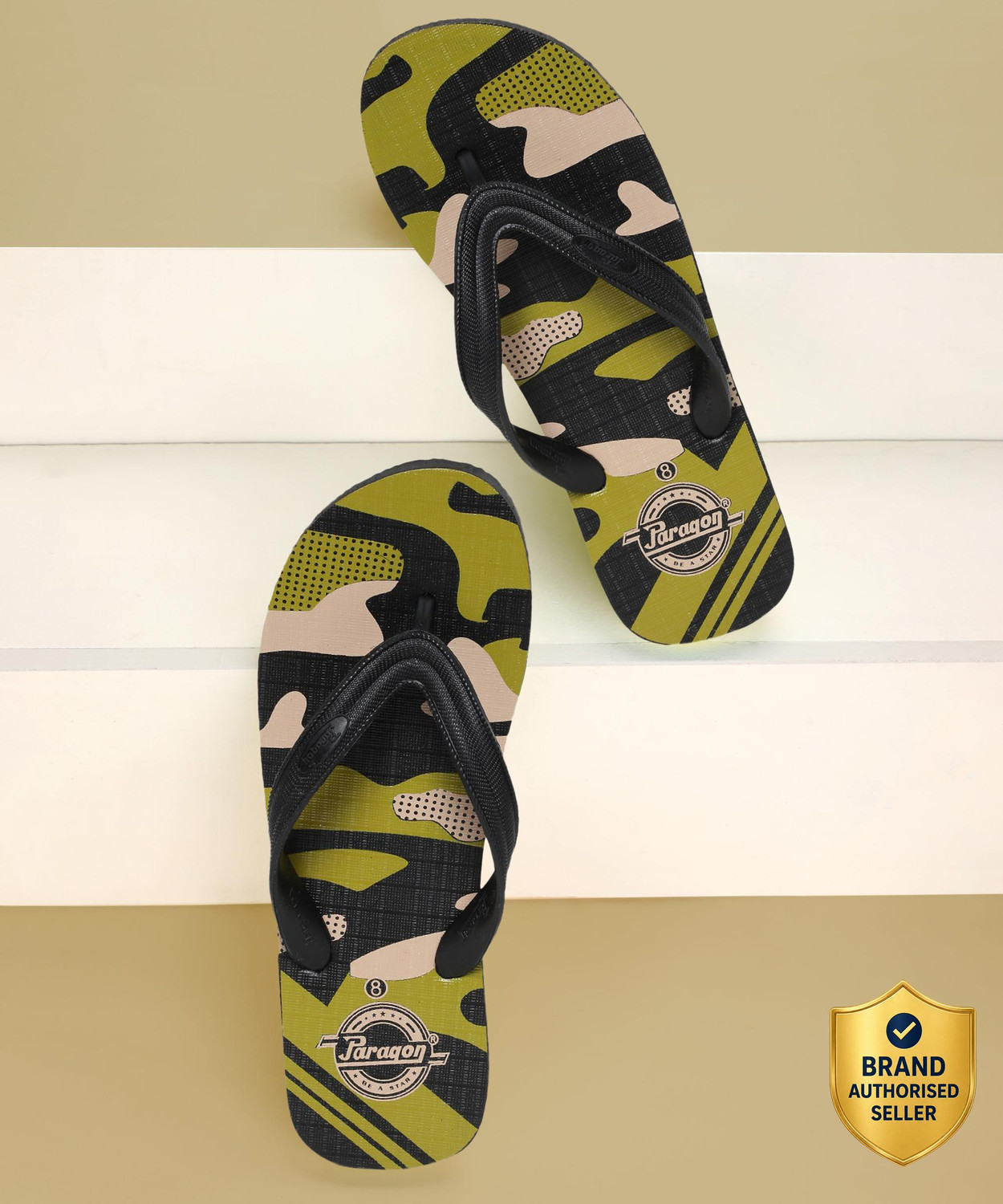 Image of Bata Men Slippers (Green , 6)