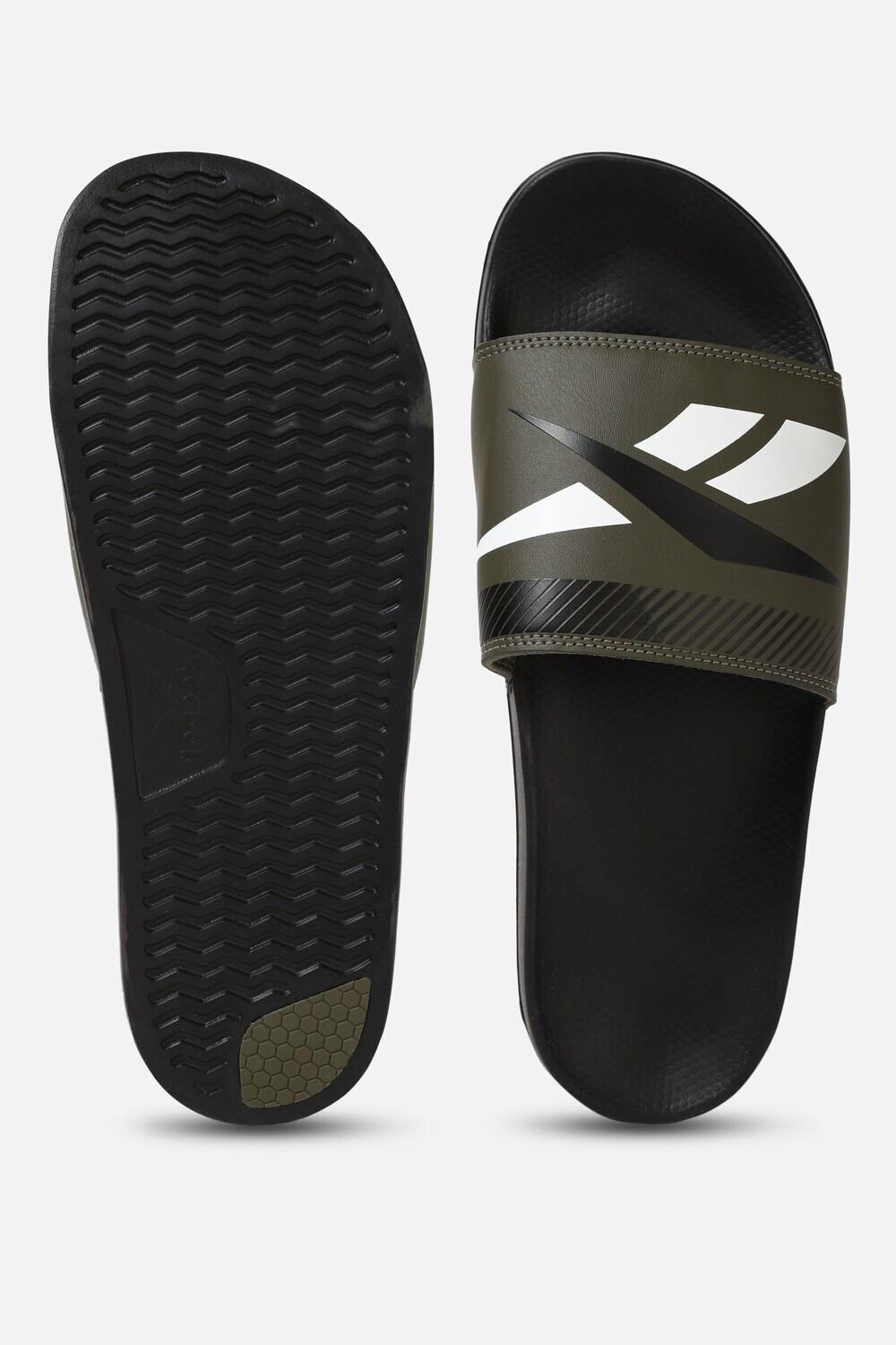 Image of REEBOK Men Slides (Green , 4)
