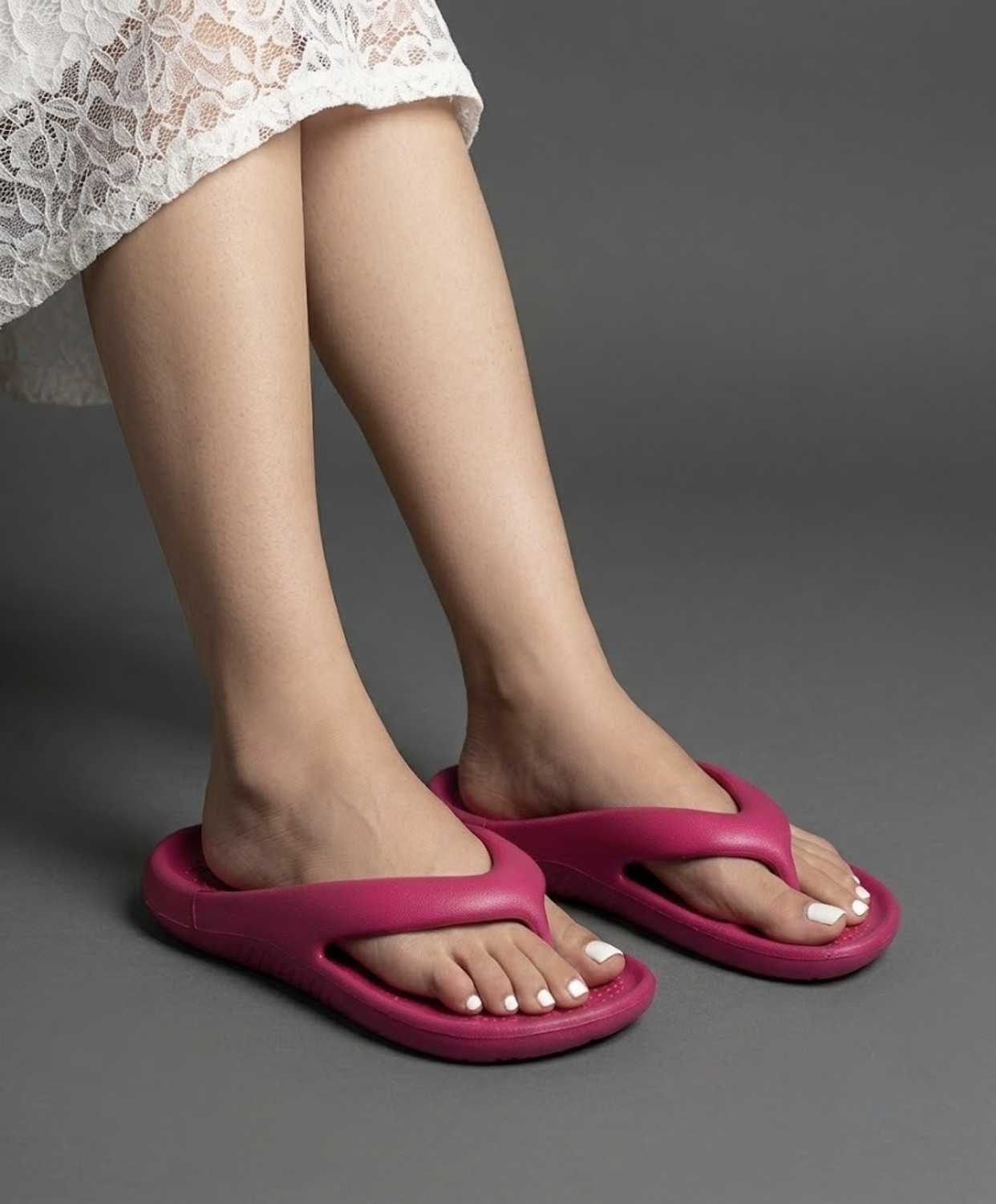 Image of TRICTION Women Flip Flops (Multicolor , 7)