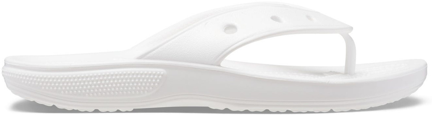 Image of CROCS Classic Unisex Flip Flops (White , 2 UK /India)