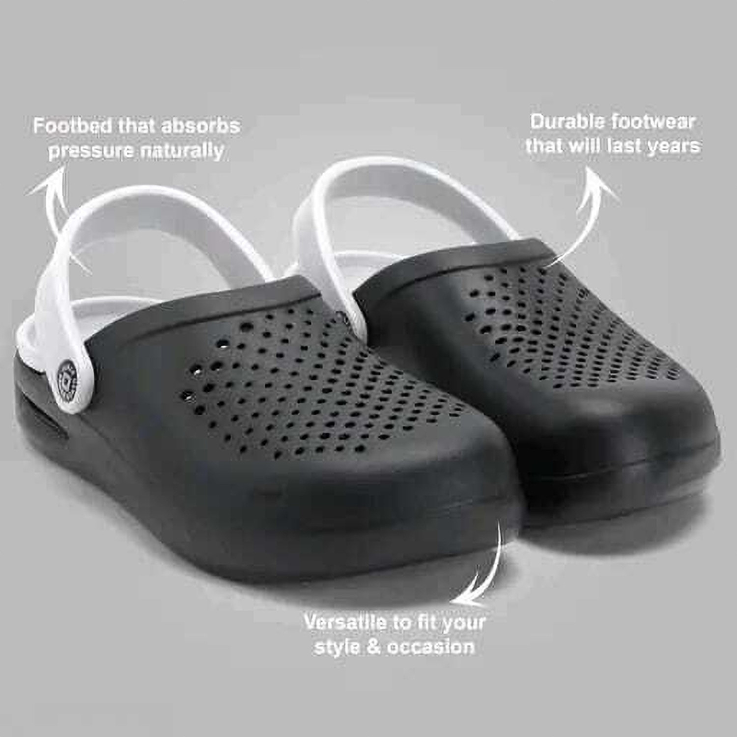 Image of CROCS Unisex Mega Crush Clogs Sandal (White , 6 UK /India)