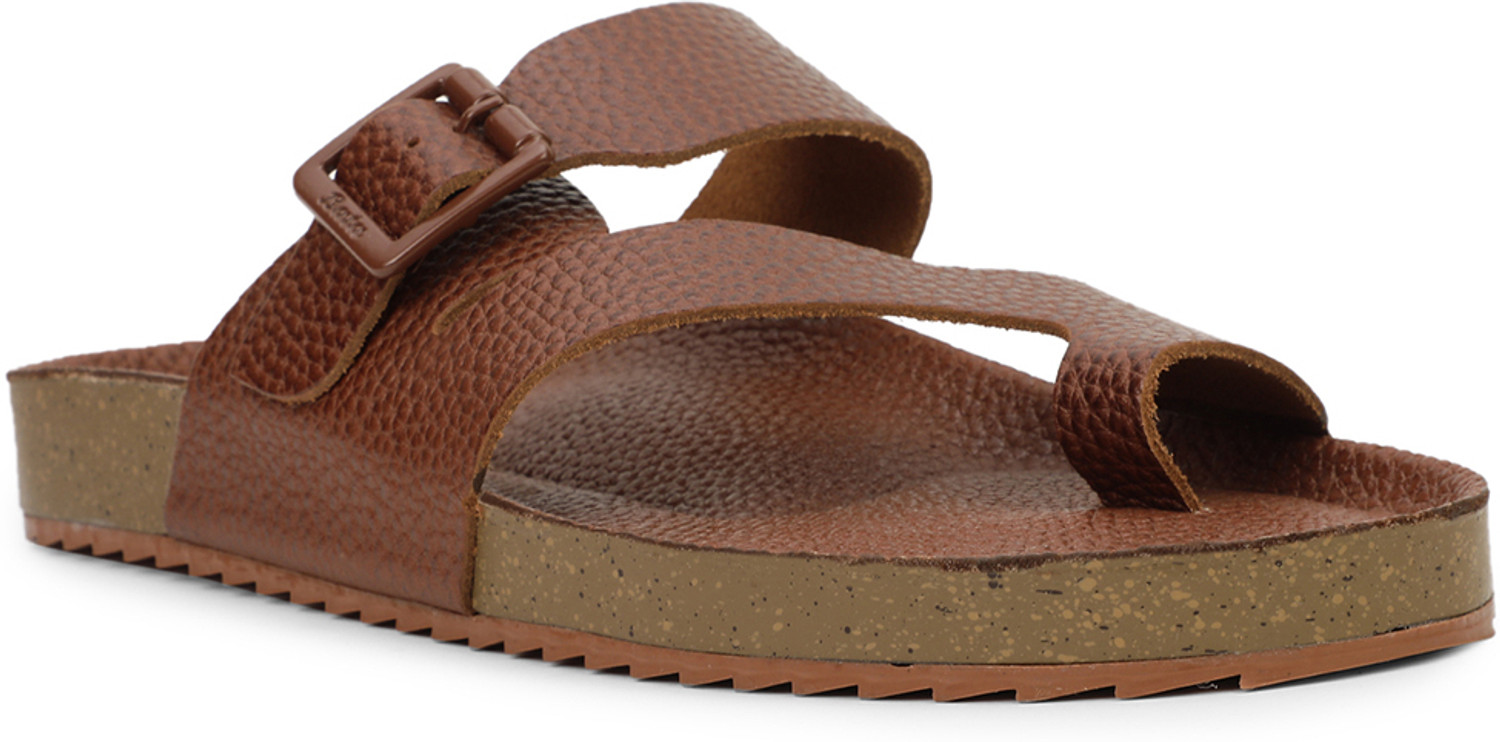 Image of Bata Men Slippers (Brown , 5)