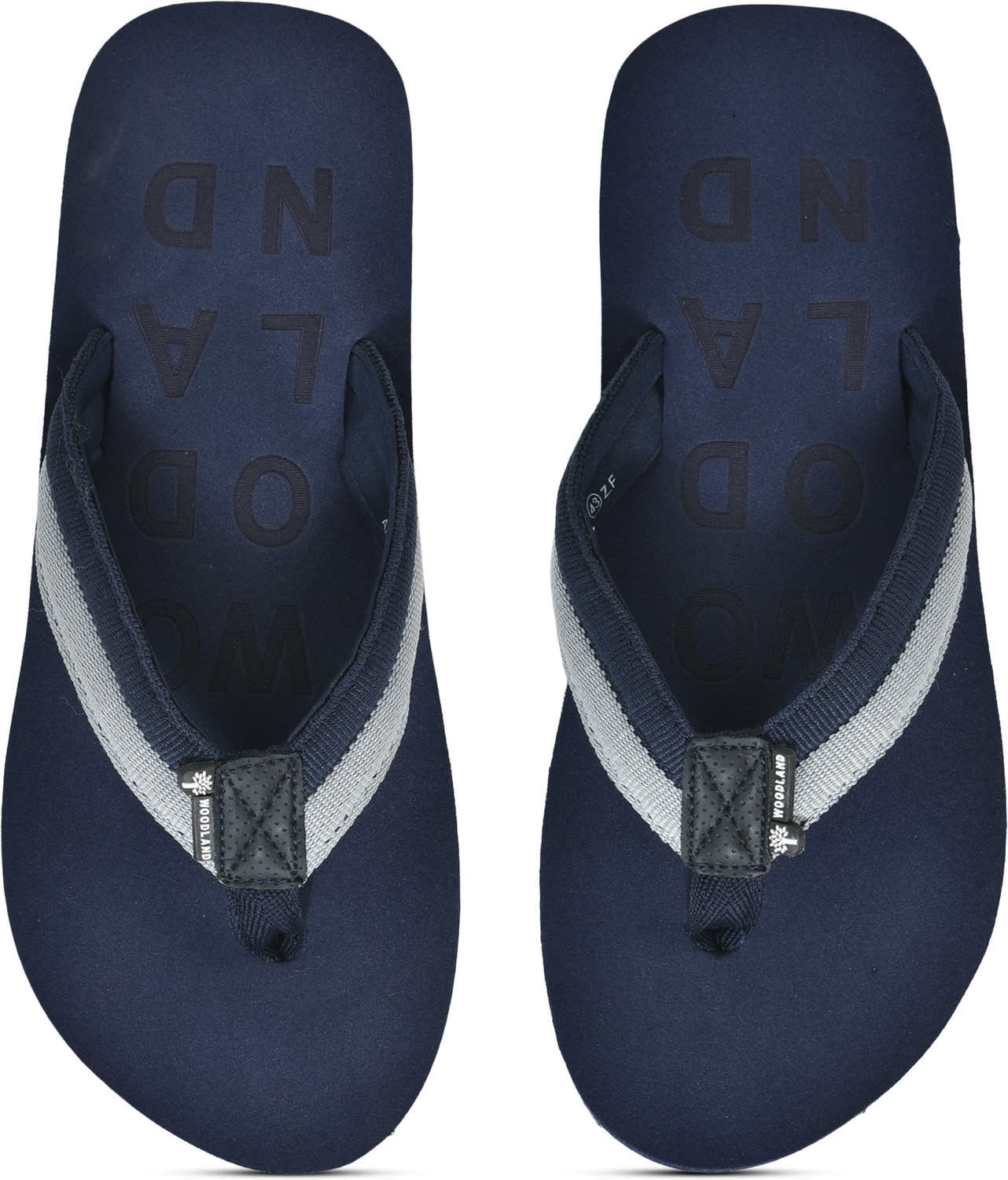 Image of WOODLAND Lightweight Comfortable Casual Summer Wear Men Flip Flops (Navy , 9)