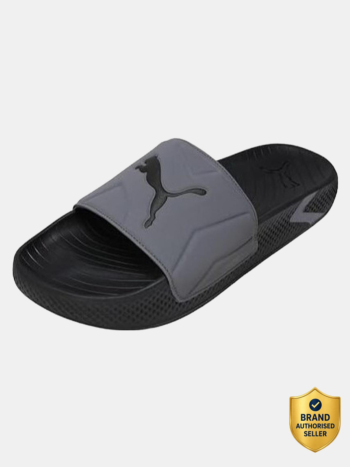Image of Puma SoftridePro Leadpuff Men Slides (Black , 9)