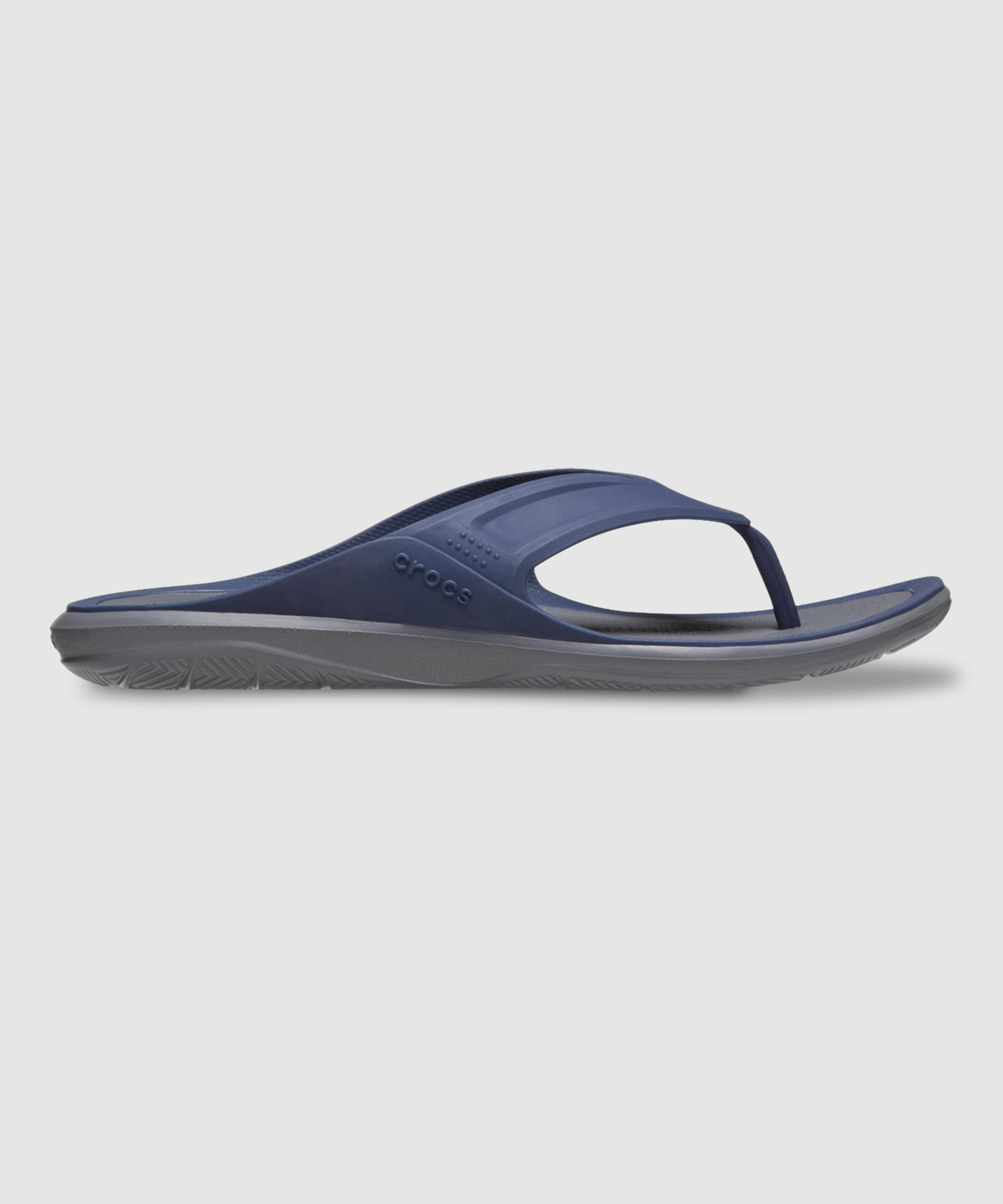 Image of CROCS Men's Swiftwater Wave Men Flip Flops (Blue , 12 UK /India)