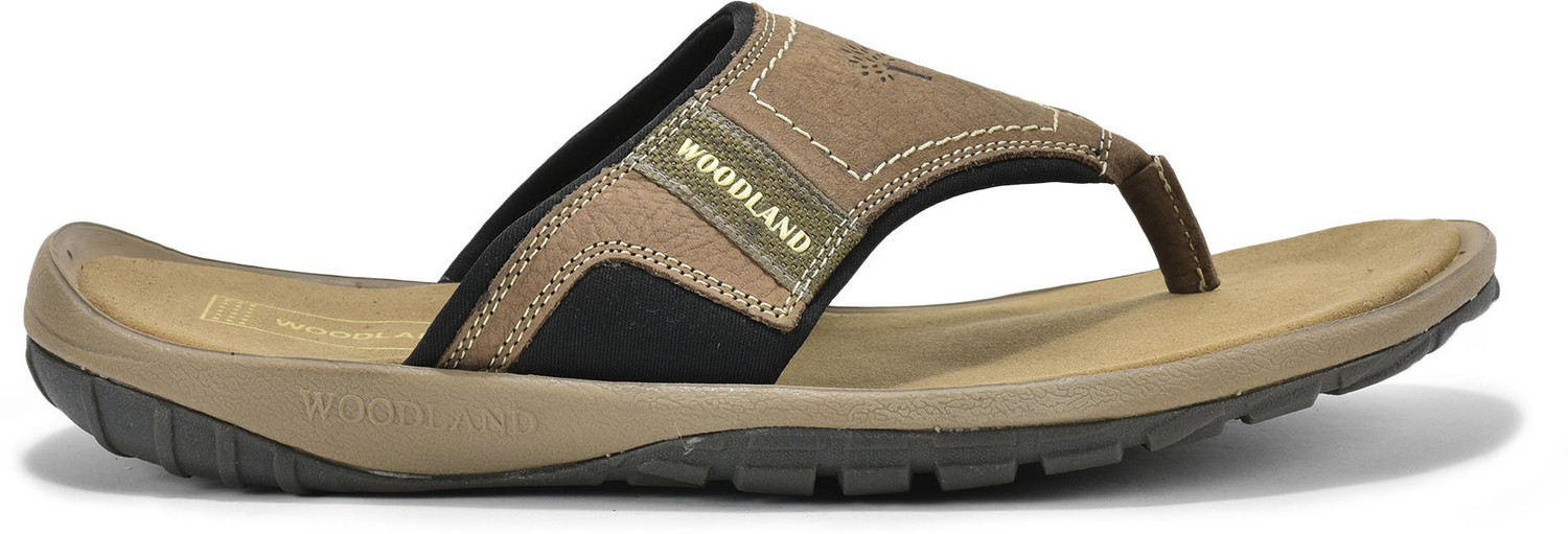 Image of WOODLAND Comfortable Soft Sole Lightweight Home Wear Men Slippers (Khaki , 10)