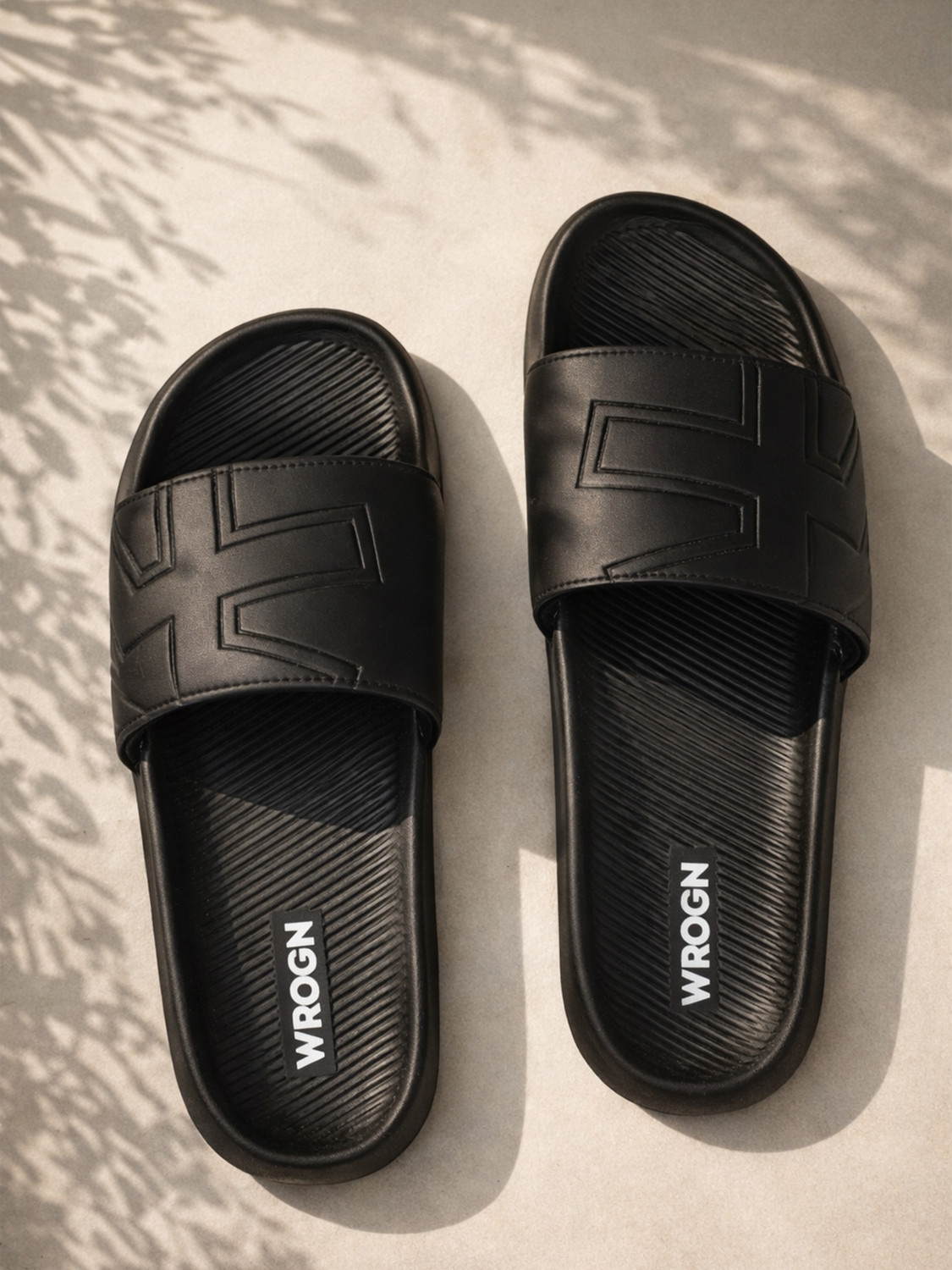 WROGN Men Black Slides - Image 6