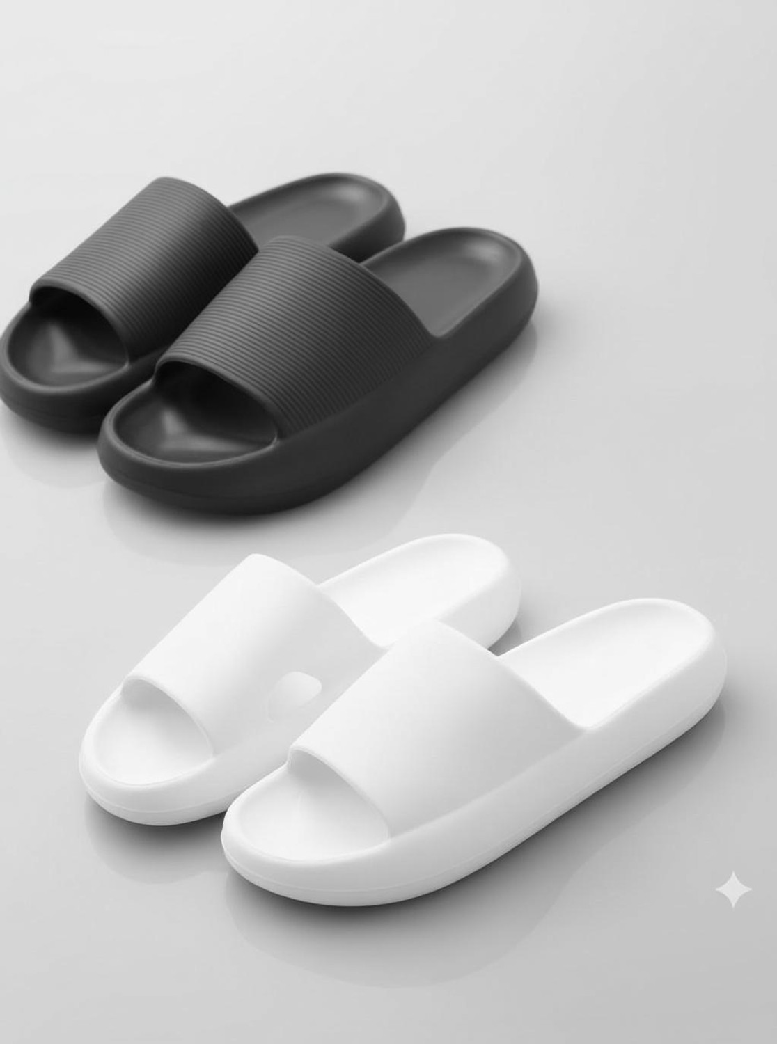 Image of Dee Rook Men Slides (White , 8)