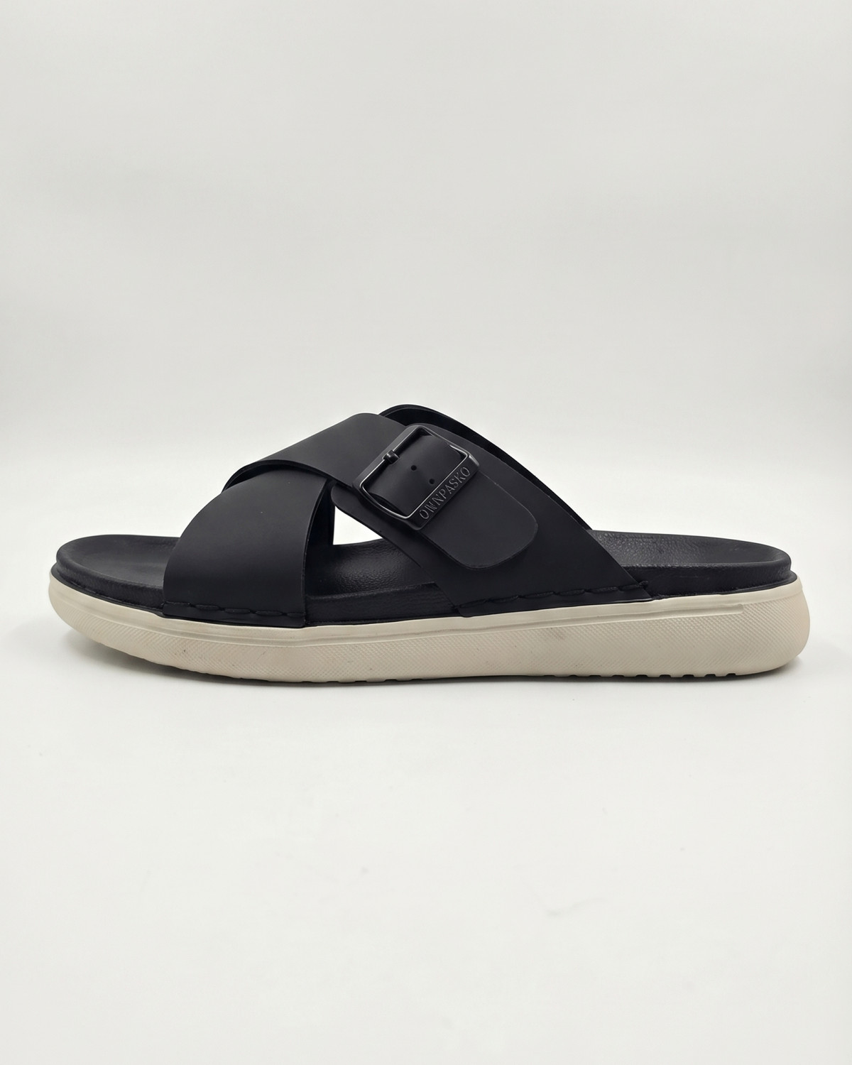 Image of OWN PASKO Men Flip Flops (Black , 9)