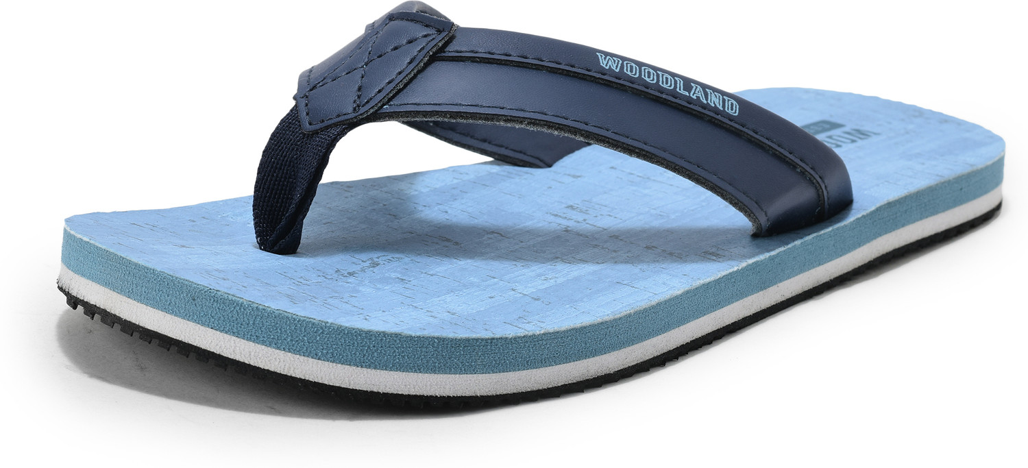 Image of WOODLAND Lightweight Comfortable Casual Summer Wear Men Flip Flops (Black , 5)