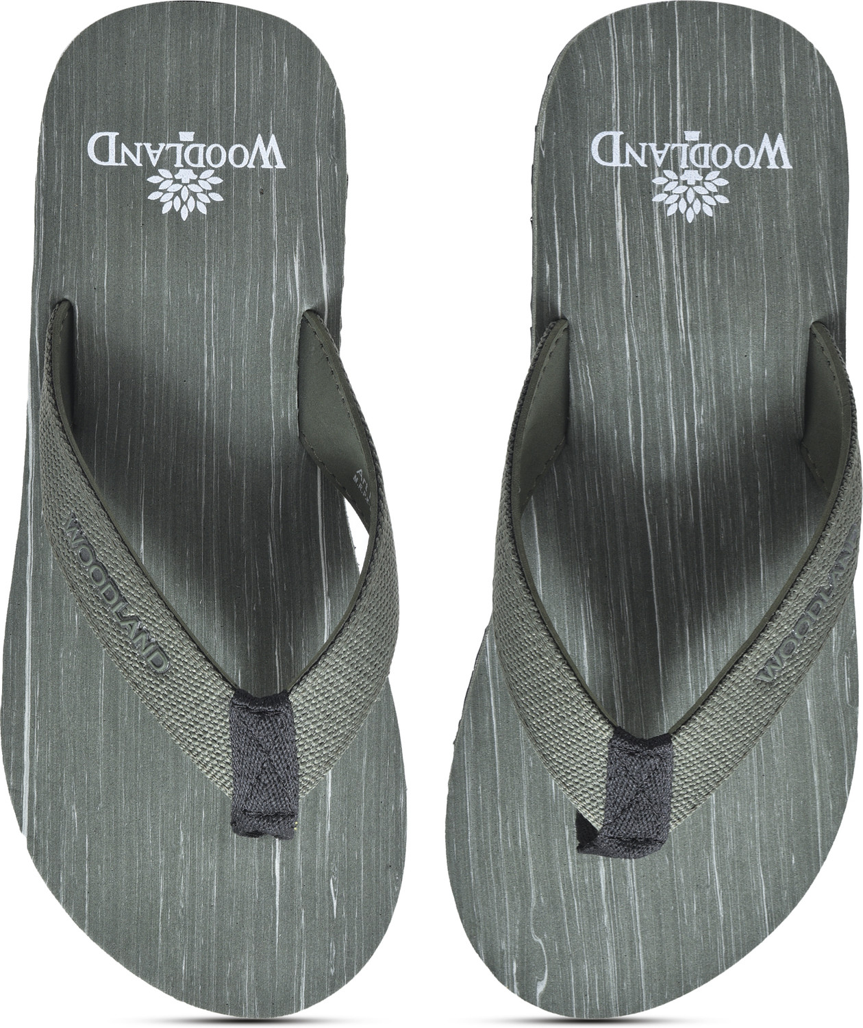 Image of WOODLAND Lightweight Comfortable Casual Summer Wear Men Flip Flops (Black , 5)